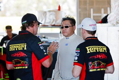 24-February-2012;Australia;Bathurst;Bathurst-12-Hour;Clearwater-Racing;Craig-Baird;Matt-Griffin;Mok-Weng-Sun;Mt-Panorama;NSW;New-South-Wales;atmosphere;auto;endurance;motorsport;paddock;pitlane;portrait;racing;telephoto