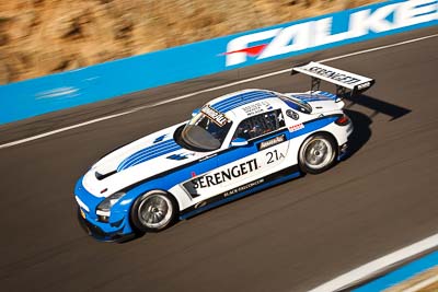 21;21;25-February-2012;Australia;Bathurst;Bathurst-12-Hour;Black-Falcon;Mercedes‒Benz-SLS-AMG-GT3;Mt-Panorama;NSW;New-South-Wales;Rob-Wilson;Sean-Patrick-Breslin;Sean-Paul-Breslin;Vimal-Mehta;auto;endurance;motion-blur;motorsport;racing;wide-angle