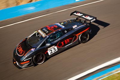 23;23;25-February-2012;Australia;Bathurst;Bathurst-12-Hour;David-Russell;JBS-Lago-Racing;Lamborghini-LP-600-GT3;Mt-Panorama;NSW;New-South-Wales;Roger-Lago;Wayne-Park;auto;endurance;motion-blur;motorsport;racing;wide-angle