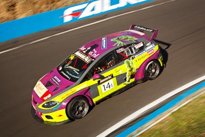 14;14;25-February-2012;Australia;Bathurst;Bathurst-12-Hour;Henk-Thijssen;Ivo-Breukers;Martin-Bailey;Mt-Panorama;NSW;New-South-Wales;Red-Camel-Jordans;Seat-Leon-20-TDI;auto;endurance;motion-blur;motorsport;racing;wide-angle