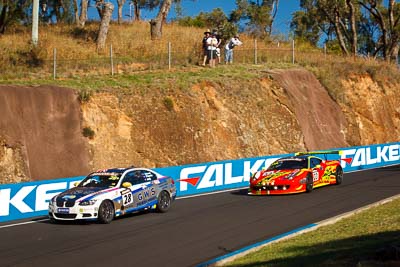 28;33;25-February-2012;33;Australia;BMW-335i;Bathurst;Bathurst-12-Hour;Christian-DAgostin;Clearwater-Racing;Craig-Baird;Ferrari-458-Italia-GT3;GWS-Personnel-Motorsport;Garth-Duffy;Matt-Griffin;Mok-Weng-Sun;Mt-Panorama;NSW;New-South-Wales;Peter-ODonnell;auto;endurance;motorsport;racing;telephoto