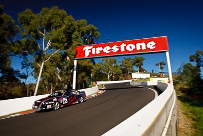 91;25-February-2012;Aaron-Zerefos;Adam-Dodd;Australia;Bathurst;Bathurst-12-Hour;Ford-Falcon-XR8;Mark-Bell;Mt-Panorama;NSW;New-South-Wales;auto;endurance;motorsport;racing;wide-angle