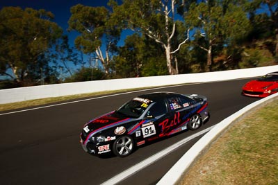 91;25-February-2012;Aaron-Zerefos;Adam-Dodd;Australia;Bathurst;Bathurst-12-Hour;Ford-Falcon-XR8;Mark-Bell;Mt-Panorama;NSW;New-South-Wales;auto;endurance;motorsport;racing;wide-angle