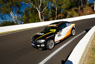 68;25-February-2012;68;Aaron-Harris;Australia;BMW-135i;Bathurst;Bathurst-12-Hour;David-Glasson;Dennis-Roderick;Motorsport-Services;Mt-Panorama;NSW;New-South-Wales;auto;endurance;motorsport;racing;wide-angle