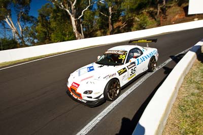 35;25-February-2012;35;Andrew-Bollom;Australia;Bathurst;Bathurst-12-Hour;Duvashen-Padayachee;James-Parish;Mazda-RX‒7;Mazda-RX7;Mt-Panorama;NSW;New-South-Wales;Phil-Alexander;auto;endurance;motorsport;racing;wide-angle