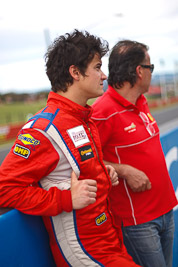 25-February-2012;50mm;Australia;Bathurst;Bathurst-12-Hour;Dominik-Farnbacher;Maranello-Motorsport;Mt-Panorama;NSW;New-South-Wales;atmosphere;auto;endurance;motorsport;paddock;pitlane;portrait;racing