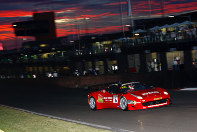 17;17;26-February-2012;Allan-Simonsen;Australia;Bathurst;Bathurst-12-Hour;Dominik-Farnbacher;Ferrari-458-Italia-GT3;John-Bowe;Maranello-Motorsport;Mt-Panorama;NSW;New-South-Wales;Peter-Edwards;auto;endurance;motorsport;racing;telephoto