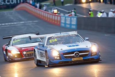 21;21;26-February-2012;Australia;Bathurst;Bathurst-12-Hour;Black-Falcon;Mercedes‒Benz-SLS-AMG-GT3;Mt-Panorama;NSW;New-South-Wales;Rob-Wilson;Sean-Patrick-Breslin;Sean-Paul-Breslin;Vimal-Mehta;auto;endurance;motorsport;racing;super-telephoto