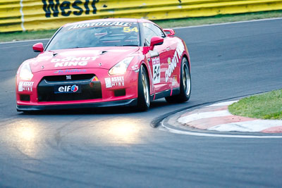 54;26-February-2012;54;Adam-Beechey;Anthony-Alford;Australia;Bathurst;Bathurst-12-Hour;Donut-King;Mt-Panorama;NSW;New-South-Wales;Nissan-GT‒R;Peter-Leemhuis;auto;endurance;motorsport;racing;super-telephoto