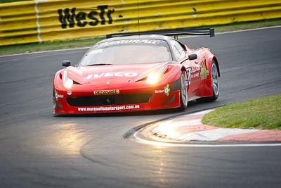 17;17;26-February-2012;Allan-Simonsen;Australia;Bathurst;Bathurst-12-Hour;Dominik-Farnbacher;Ferrari-458-Italia-GT3;John-Bowe;Maranello-Motorsport;Mt-Panorama;NSW;New-South-Wales;Peter-Edwards;auto;endurance;motorsport;racing;super-telephoto