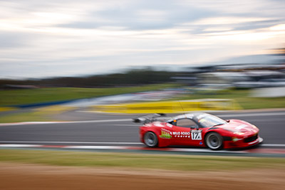 17;17;26-February-2012;Allan-Simonsen;Australia;Bathurst;Bathurst-12-Hour;Dominik-Farnbacher;Ferrari-458-Italia-GT3;John-Bowe;Maranello-Motorsport;Mt-Panorama;NSW;New-South-Wales;Peter-Edwards;auto;endurance;motion-blur;motorsport;racing;wide-angle