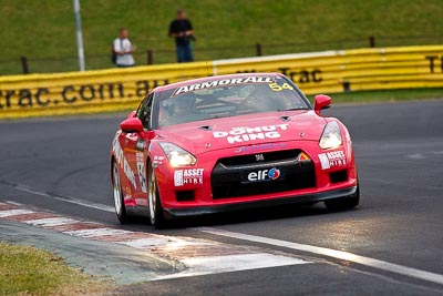 54;26-February-2012;54;Adam-Beechey;Anthony-Alford;Australia;Bathurst;Bathurst-12-Hour;Donut-King;Mt-Panorama;NSW;New-South-Wales;Nissan-GT‒R;Peter-Leemhuis;auto;endurance;motorsport;racing;super-telephoto