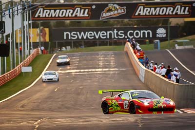 33;26-February-2012;33;Australia;Bathurst;Bathurst-12-Hour;Clearwater-Racing;Craig-Baird;Ferrari-458-Italia-GT3;Matt-Griffin;Mok-Weng-Sun;Mt-Panorama;NSW;New-South-Wales;auto;endurance;motorsport;racing;super-telephoto