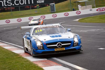 21;21;26-February-2012;Australia;Bathurst;Bathurst-12-Hour;Black-Falcon;Mercedes‒Benz-SLS-AMG-GT3;Mt-Panorama;NSW;New-South-Wales;Rob-Wilson;Sean-Patrick-Breslin;Sean-Paul-Breslin;Vimal-Mehta;auto;endurance;motorsport;racing;telephoto