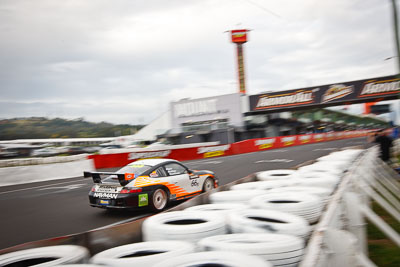 66;26-February-2012;Allan-Dippie;Australia;Bathurst;Bathurst-12-Hour;Bruce-Thomlinson;Mark-Maddren;Motorsport-Services;Mt-Panorama;NSW;New-South-Wales;Porsche-911-GT3-Cup-996;auto;endurance;motion-blur;motorsport;racing;wide-angle