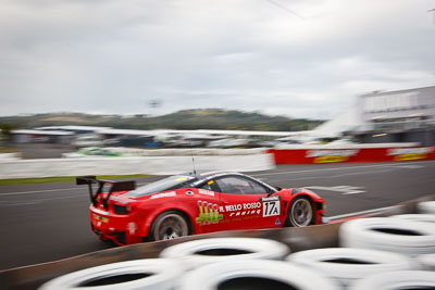 17;17;26-February-2012;Allan-Simonsen;Australia;Bathurst;Bathurst-12-Hour;Dominik-Farnbacher;Ferrari-458-Italia-GT3;John-Bowe;Maranello-Motorsport;Mt-Panorama;NSW;New-South-Wales;Peter-Edwards;auto;endurance;motion-blur;motorsport;racing;wide-angle