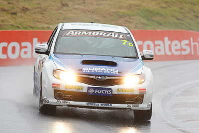 7;26-February-2012;7;Angus-Kennard;Australia;Bathurst;Bathurst-12-Hour;Dean-Herridge;John-ODowd;Maximum-Motorsport;Mt-Panorama;NSW;New-South-Wales;Subaru-Impreza-WRX-STI;auto;endurance;motorsport;racing;rain;super-telephoto;wet