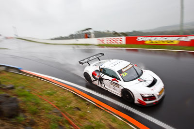 2;2;26-February-2012;Audi-R8-LMS;Australia;Bathurst;Bathurst-12-Hour;Craig-Lowndes;Mark-Eddy;Mt-Panorama;NSW;New-South-Wales;Phoenix-Racing;Warren-Luff;auto;endurance;motion-blur;motorsport;racing;rain;wet;wide-angle