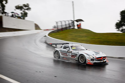 20;20;26-February-2012;Australia;Bathurst;Bathurst-12-Hour;Bret-Curtis;Erebus-Motorsport;Erebus-Racing;Jeroen-Bleekemolen;Mercedes‒Benz-SLS-AMG-GT3;Mt-Panorama;NSW;New-South-Wales;Peter-Hackett;Tim-Slade;auto;endurance;motion-blur;motorsport;racing;rain;wet;wide-angle