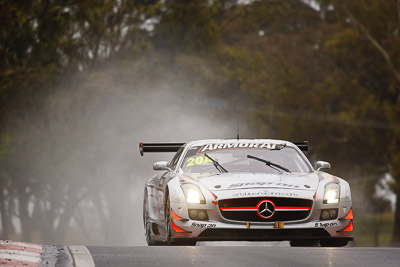 20;20;26-February-2012;Australia;Bathurst;Bathurst-12-Hour;Bret-Curtis;Erebus-Motorsport;Erebus-Racing;Jeroen-Bleekemolen;Mercedes‒Benz-SLS-AMG-GT3;Mt-Panorama;NSW;New-South-Wales;Peter-Hackett;Tim-Slade;auto;endurance;motorsport;racing;rain;super-telephoto;wet