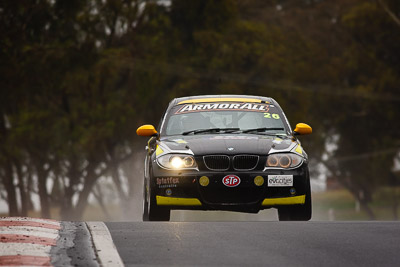 26;26;26-February-2012;Angus-Chapel;Australia;BMW-130i;Bathurst;Bathurst-12-Hour;GWS-Personnel-Motorsport;Mt-Panorama;NSW;New-South-Wales;Richard-Gartner;Tony-Prior;auto;endurance;motorsport;racing;rain;super-telephoto;wet