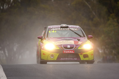 14;14;26-February-2012;Australia;Bathurst;Bathurst-12-Hour;Henk-Thijssen;Ivo-Breukers;Martin-Bailey;Mt-Panorama;NSW;New-South-Wales;Red-Camel-Jordans;Seat-Leon-20-TDI;auto;endurance;motorsport;racing;rain;super-telephoto;wet