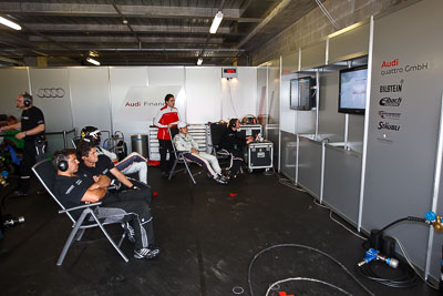 26-February-2012;Australia;Bathurst;Bathurst-12-Hour;Christer-Jöns;Christopher-Mies;Mt-Panorama;NSW;New-South-Wales;Phoenix-Racing;atmosphere;auto;crew;endurance;garage;mechanics;motorsport;paddock;pitlane;racing;team;wide-angle