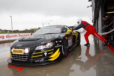 1;1;26-February-2012;Audi-R8-LMS;Australia;Bathurst;Bathurst-12-Hour;Christer-Jöns;Christopher-Mies;Darryl-OYoung;Mt-Panorama;NSW;New-South-Wales;Phoenix-Racing;auto;endurance;motorsport;pit-crew;pitlane;pitstop;racing;rain;wet;wide-angle