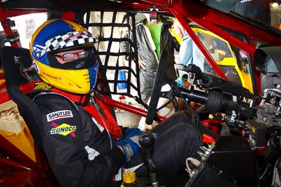 26-February-2012;Australia;Bathurst;Bathurst-12-Hour;Ivo-Breukers;Mt-Panorama;NSW;New-South-Wales;Red-Camel-Jordans;atmosphere;auto;endurance;in‒car;motorsport;paddock;pitlane;portrait;racing;wide-angle