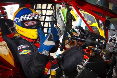 26-February-2012;Australia;Bathurst;Bathurst-12-Hour;Ivo-Breukers;Mt-Panorama;NSW;New-South-Wales;Red-Camel-Jordans;atmosphere;auto;endurance;in‒car;motorsport;paddock;pitlane;portrait;racing;wide-angle