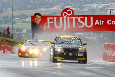 26;26;26-February-2012;Angus-Chapel;Australia;BMW-130i;Bathurst;Bathurst-12-Hour;GWS-Personnel-Motorsport;Mt-Panorama;NSW;New-South-Wales;Richard-Gartner;Tony-Prior;auto;endurance;motorsport;racing;rain;telephoto;wet