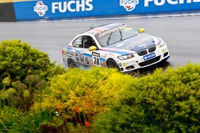 28;26-February-2012;Australia;BMW-335i;Bathurst;Bathurst-12-Hour;Christian-DAgostin;GWS-Personnel-Motorsport;Garth-Duffy;Mt-Panorama;NSW;New-South-Wales;Peter-ODonnell;Topshot;auto;endurance;motorsport;racing;rain;telephoto;wet