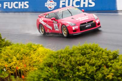 54;26-February-2012;54;Adam-Beechey;Anthony-Alford;Australia;Bathurst;Bathurst-12-Hour;Donut-King;Mt-Panorama;NSW;New-South-Wales;Nissan-GT‒R;Peter-Leemhuis;auto;endurance;motorsport;racing;rain;telephoto;wet