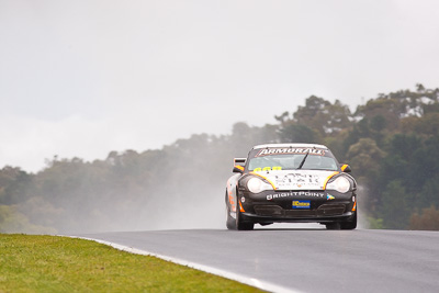 66;26-February-2012;Allan-Dippie;Australia;Bathurst;Bathurst-12-Hour;Bruce-Thomlinson;Mark-Maddren;Motorsport-Services;Mt-Panorama;NSW;New-South-Wales;Porsche-911-GT3-Cup-996;auto;endurance;motorsport;racing;rain;super-telephoto;wet