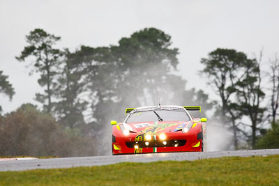 33;26-February-2012;33;Australia;Bathurst;Bathurst-12-Hour;Clearwater-Racing;Craig-Baird;Ferrari-458-Italia-GT3;Matt-Griffin;Mok-Weng-Sun;Mt-Panorama;NSW;New-South-Wales;auto;endurance;motorsport;racing;rain;super-telephoto;wet