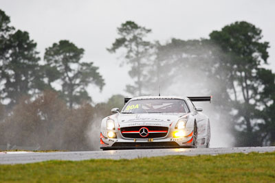 20;20;26-February-2012;Australia;Bathurst;Bathurst-12-Hour;Bret-Curtis;Erebus-Motorsport;Erebus-Racing;Jeroen-Bleekemolen;Mercedes‒Benz-SLS-AMG-GT3;Mt-Panorama;NSW;New-South-Wales;Peter-Hackett;Tim-Slade;auto;endurance;motorsport;racing;rain;super-telephoto;wet