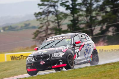 27;26-February-2012;27;Allan-Shephard;Australia;BMW-130i;Bathurst;Bathurst-12-Hour;Carl-Oberhauser;GWS-Personnel-Motorsport;Kean-Booker;Mt-Panorama;NSW;New-South-Wales;auto;endurance;motorsport;racing;rain;super-telephoto;wet