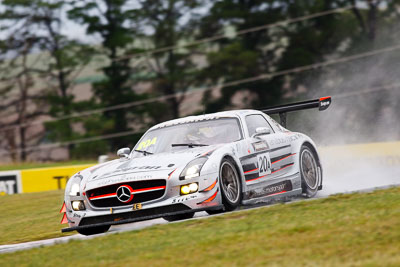 20;20;26-February-2012;Australia;Bathurst;Bathurst-12-Hour;Bret-Curtis;Erebus-Motorsport;Erebus-Racing;Jeroen-Bleekemolen;Mercedes‒Benz-SLS-AMG-GT3;Mt-Panorama;NSW;New-South-Wales;Peter-Hackett;Tim-Slade;auto;endurance;motorsport;racing;rain;super-telephoto;wet