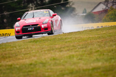 54;26-February-2012;54;Adam-Beechey;Anthony-Alford;Australia;Bathurst;Bathurst-12-Hour;Donut-King;Mt-Panorama;NSW;New-South-Wales;Nissan-GT‒R;Peter-Leemhuis;auto;endurance;motorsport;racing;rain;super-telephoto;wet