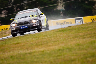 67;26-February-2012;67;Antony-Head;Australia;BMW-135i;Bathurst;Bathurst-12-Hour;John-De-Veth;Lewis-Scott;Motorsport-Services;Mt-Panorama;NSW;New-South-Wales;Todd-Murphy;auto;endurance;motorsport;racing;rain;super-telephoto;wet