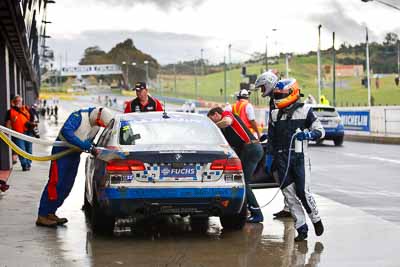 28;26-February-2012;Australia;BMW-335i;Bathurst;Bathurst-12-Hour;Christian-DAgostin;GWS-Personnel-Motorsport;Garth-Duffy;Mt-Panorama;NSW;New-South-Wales;Peter-ODonnell;auto;endurance;motorsport;racing;rain;telephoto;wet