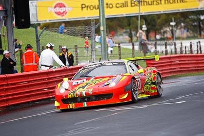 33;26-February-2012;33;Australia;Bathurst;Bathurst-12-Hour;Clearwater-Racing;Craig-Baird;Ferrari-458-Italia-GT3;Matt-Griffin;Mok-Weng-Sun;Mt-Panorama;NSW;New-South-Wales;auto;endurance;motorsport;racing;telephoto