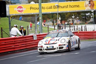 65;26-February-2012;65;Australia;Bathurst;Bathurst-12-Hour;Brett-Niall;Motorsport-Services;Mt-Panorama;NSW;New-South-Wales;Porsche-911-GT3-Cup-997;Scott-ODonnell;Simon-McLennon;auto;endurance;motorsport;racing;telephoto