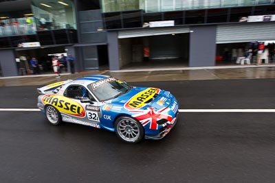 32;26-February-2012;Australia;Bathurst;Bathurst-12-Hour;Gerry-Murphy;Jim-Pollicina;Mazda-RX‒7;Mazda-RX7;Michael-Caine;Mt-Panorama;NSW;New-South-Wales;auto;endurance;motorsport;pitlane;racing;wide-angle