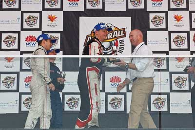 26-February-2012;Australia;Bathurst;Bathurst-12-Hour;Christian-Klien;Mt-Panorama;NSW;New-South-Wales;Robert-Thomson;Sarah-Harley;atmosphere;auto;celebration;endurance;motorsport;podium;racing;telephoto