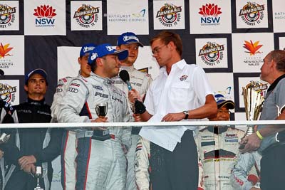 26-February-2012;Australia;Bathurst;Bathurst-12-Hour;Darryl-OYoung;Mt-Panorama;NSW;New-South-Wales;Phoenix-Racing;atmosphere;auto;celebration;endurance;motorsport;podium;racing;telephoto