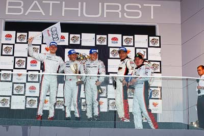 26-February-2012;Australia;Bathurst;Bathurst-12-Hour;Christer-Jöns;Christopher-Mies;Clearwater-Racing;Craig-Baird;Darryl-OYoung;Mok-Weng-Sun;Mt-Panorama;NSW;New-South-Wales;Phoenix-Racing;atmosphere;auto;celebration;endurance;motorsport;podium;racing;telephoto