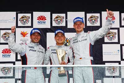 26-February-2012;Australia;Bathurst;Bathurst-12-Hour;Christer-Jöns;Christopher-Mies;Darryl-OYoung;Mt-Panorama;NSW;New-South-Wales;Phoenix-Racing;Topshot;atmosphere;auto;celebration;endurance;motorsport;podium;racing;telephoto