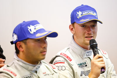 26-February-2012;Australia;Bathurst;Bathurst-12-Hour;Christer-Jöns;Mt-Panorama;NSW;New-South-Wales;Phoenix-Racing;atmosphere;auto;endurance;interview;media-centre;motorsport;paddock;portrait;racing;telephoto