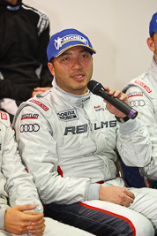 26-February-2012;Australia;Bathurst;Bathurst-12-Hour;Darryl-OYoung;Mt-Panorama;NSW;New-South-Wales;Phoenix-Racing;atmosphere;auto;endurance;interview;media-centre;motorsport;paddock;portrait;racing;telephoto